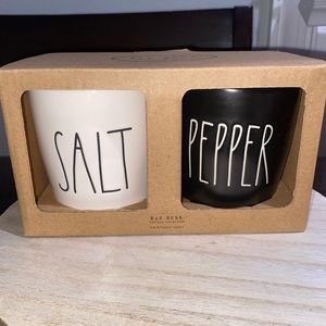 Rae Dunn Salt and Pepper Shaker Cellar Set